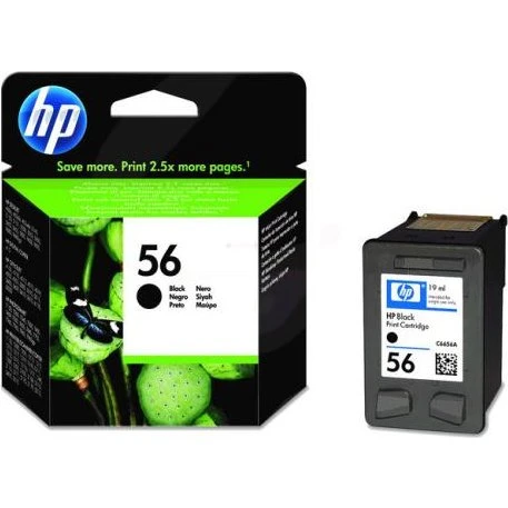 HP 56 zwarte inktcartridge (C6656AE) - 520 pagina's