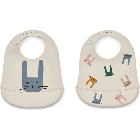 Liewood Tilda Slabbetje Bunny/Sandy 2 Stuks