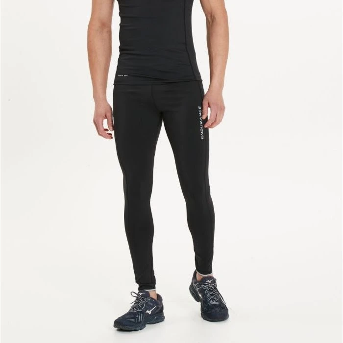 Endurance Energy Long Tights Mt. S Zwart Heren