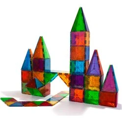 Magna-Tiles 100 Stuks Transparant Constructiespeelgoed