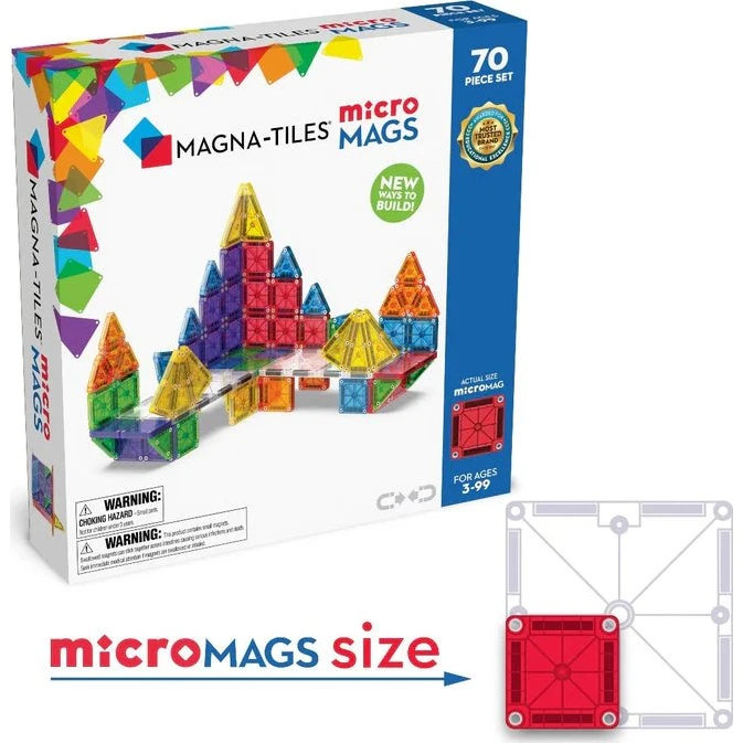 MAGNA-TILES® microMAGS DLX 70-stukken Deluxe set