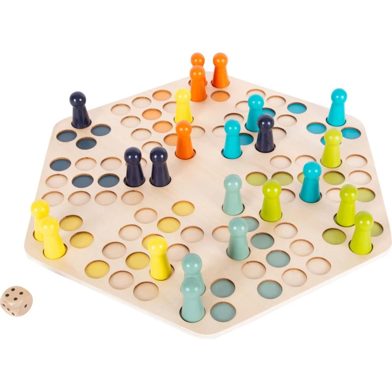 Small Foot Houten Ludospel 6 Spelers XXL