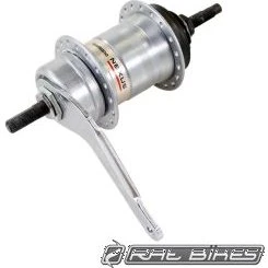 Shimano Nexus 3V 36g Coasterbrake Achternaaf 178 mm Zilver