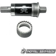 Sunrace Vierkante Trapas 68/118mm Zwart/Grijs