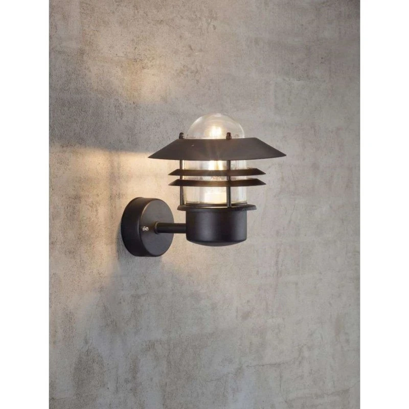 Nordlux Blokhus Up Wandlamp Zwart - IP44