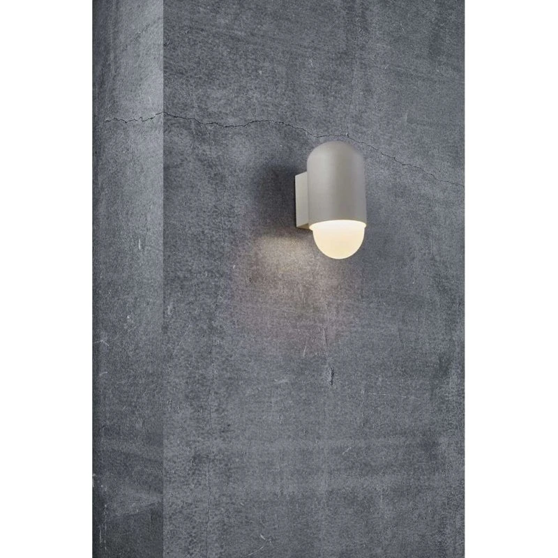Nordlux Heka LED Wandlamp - Sanded - E27 - IP44