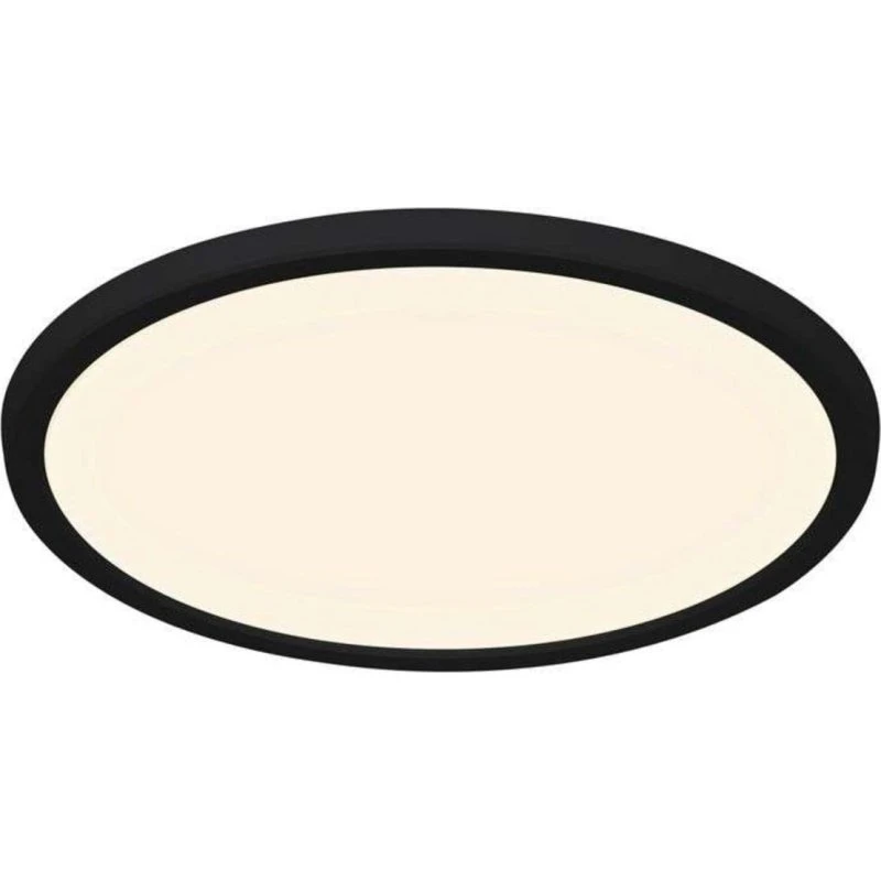 Nordlux Oja LED Plafondlamp Zwart Ø 29,4cm IP54 15W
