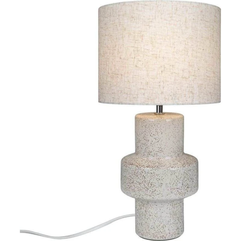 Nordlux Dugan LED Tafellamp - Beige - Keramiek & Stof