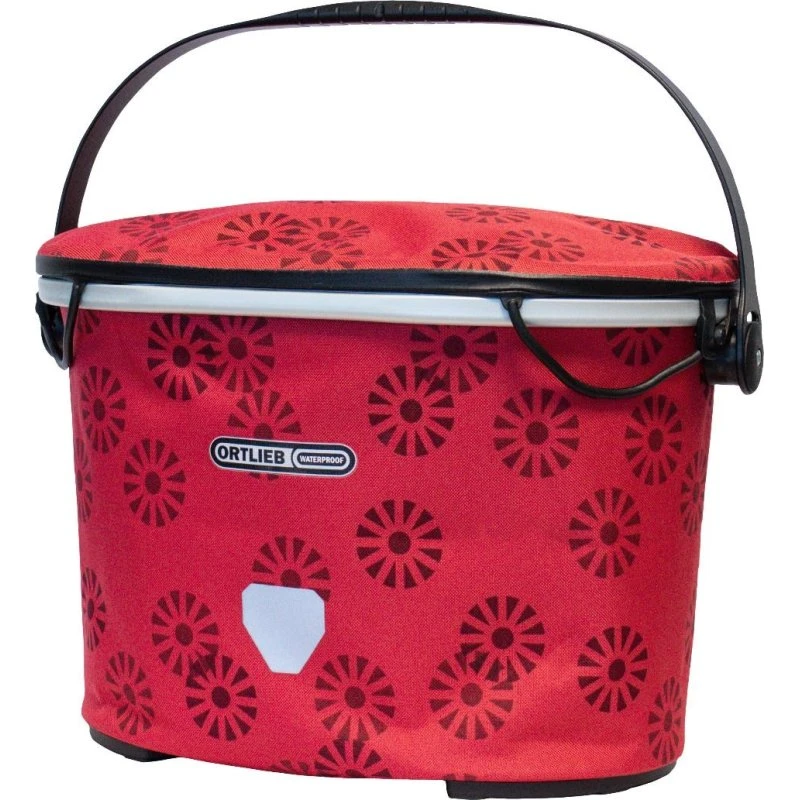 Ortlieb Stuurtas Up Town Floral 17,5L Rood