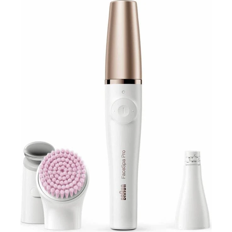 Braun FaceSpa Pro 912 Gezichtsepilator Wit/Brons
