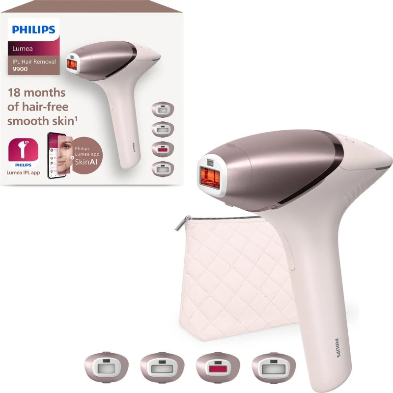 Philips Lumea IPL 9900 - Ontharingsapparaat Roze