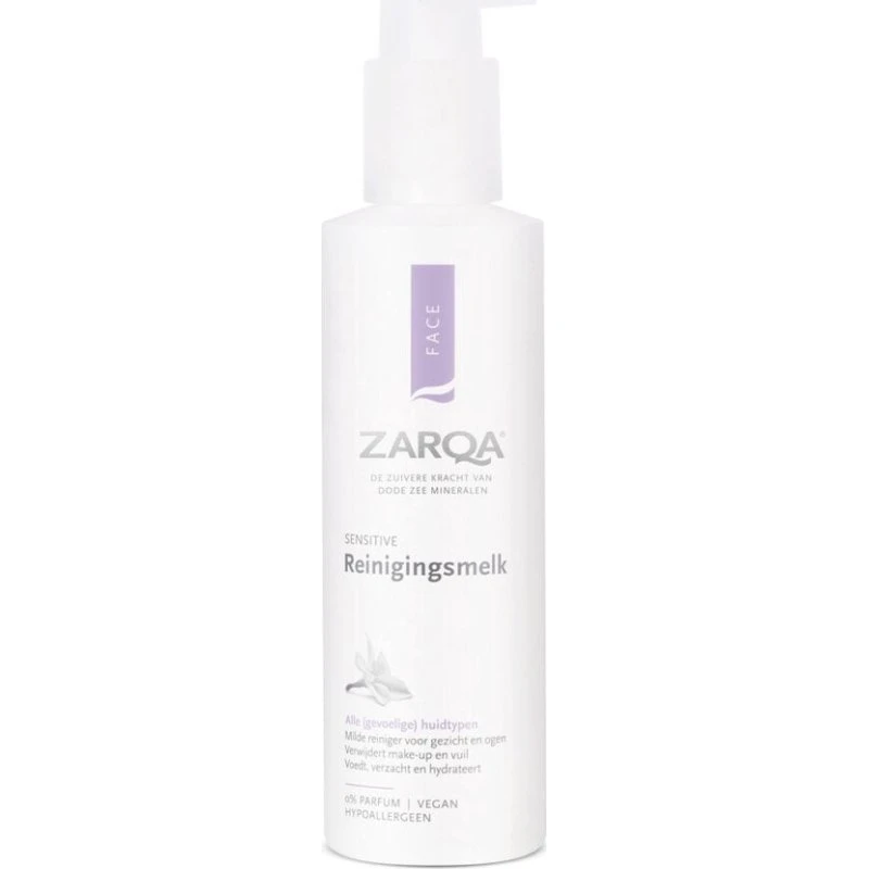 Zarqa Reinigingsmelk Sensitive 200 ml
