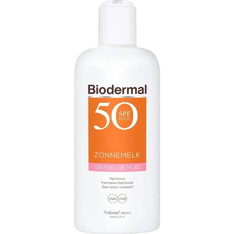 Biodermal Zonnemelk Gevoelige Huid SPF50+ 200 ml