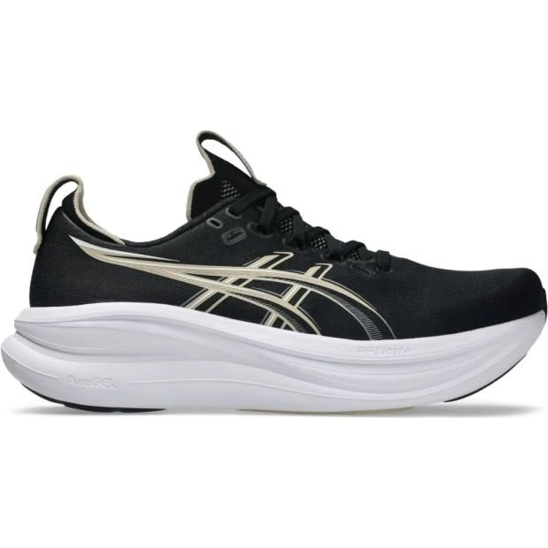 ASICS Gel-Nimbus 28 Hardloopschoenen Zwart-Wit - Maat 43.5
