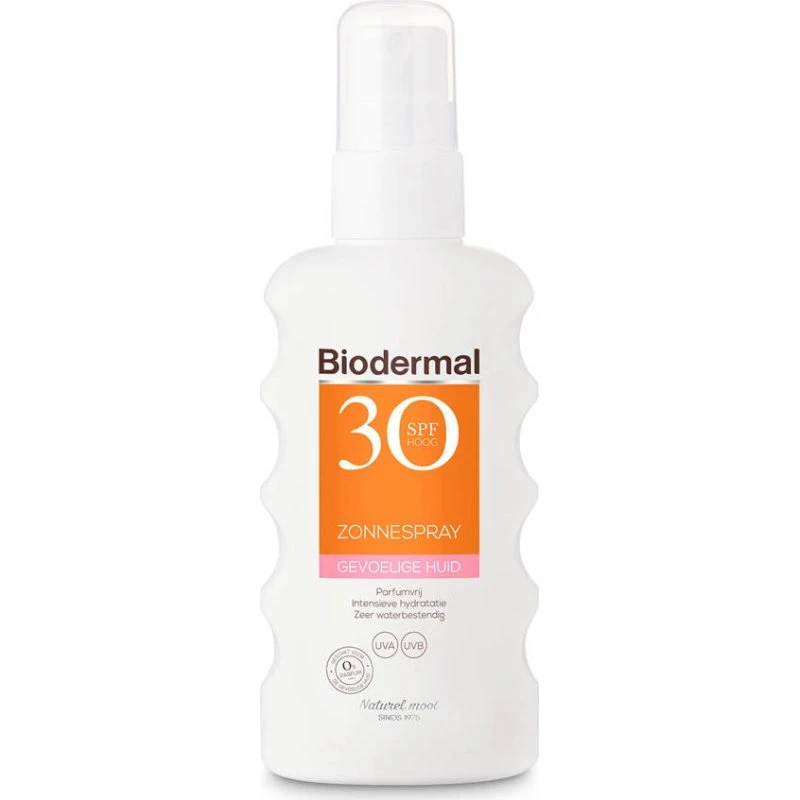Biodermal Gevoelige Huid Zonnespray SPF30 175 ml