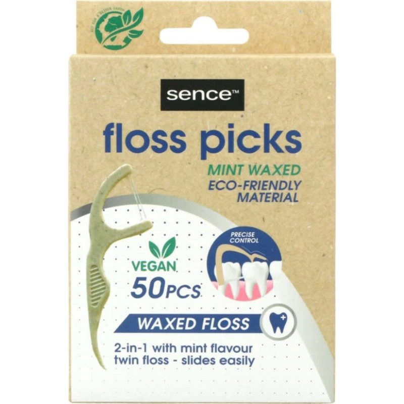 Sence Flosser Mintsmaak 2-in-1 50 stuks