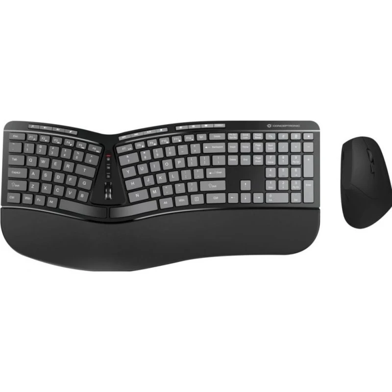 Conceptronic ORAZIO02US Draadloze Toetsenbord & Muis Set - Zwart