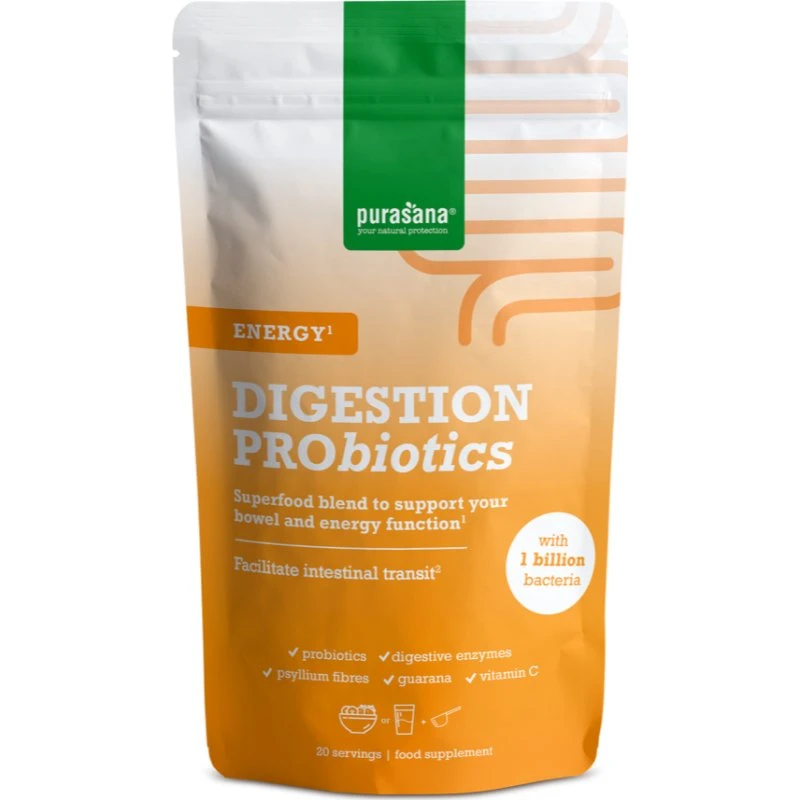 Purasana Digestion Probiotics Energy Poeder 140GR