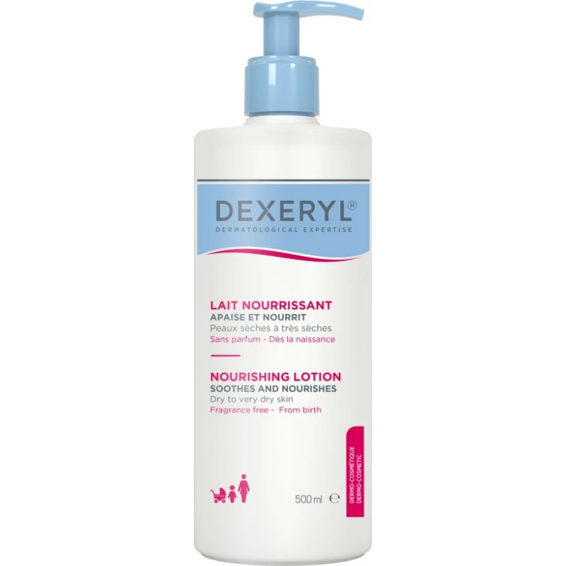 Dexeryl Voedende Lotion 500ml, Geurloos