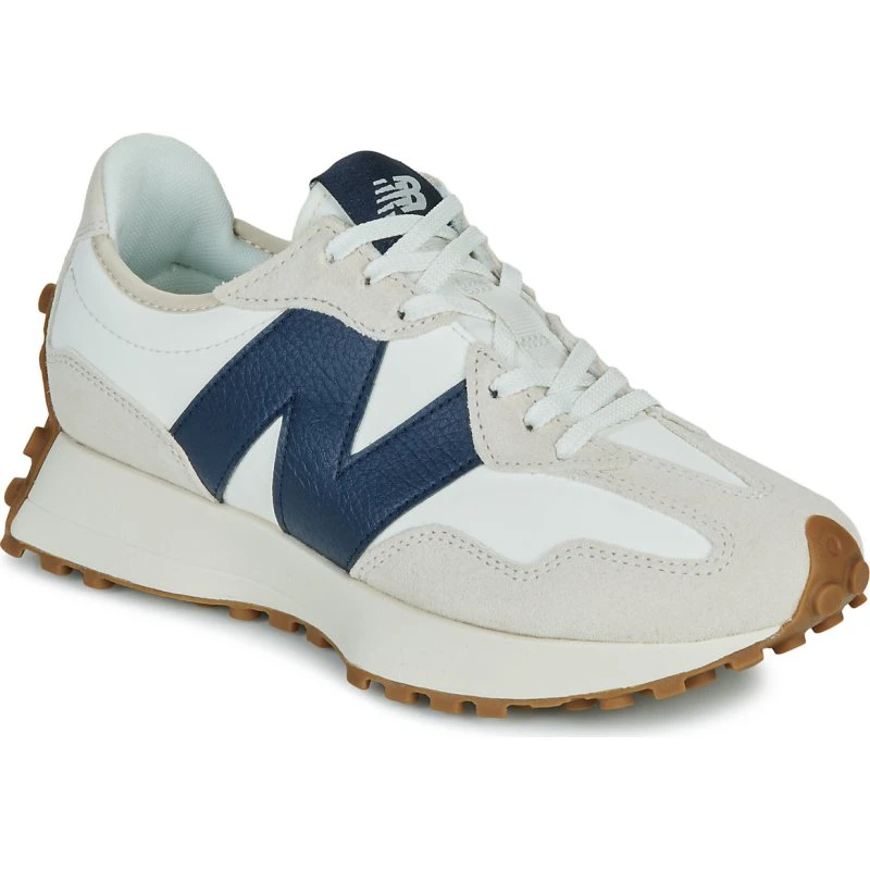 New Balance WS327 Lage Sneakers Dames Offwhite/Donkerblauw/Grijs