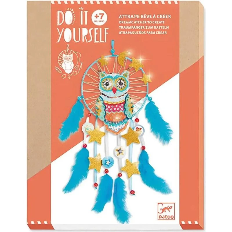 Djeco Golden Owl Dreamcatcher DIY Craft Kit