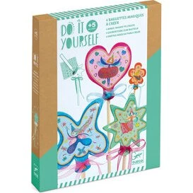 Djeco Petites Fairies - Maak je eigen toverstafjes (4 stuks)