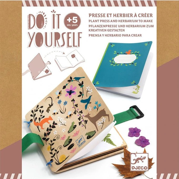 Djeco BOTANIK Plantenpers & Herbarium Creatieset