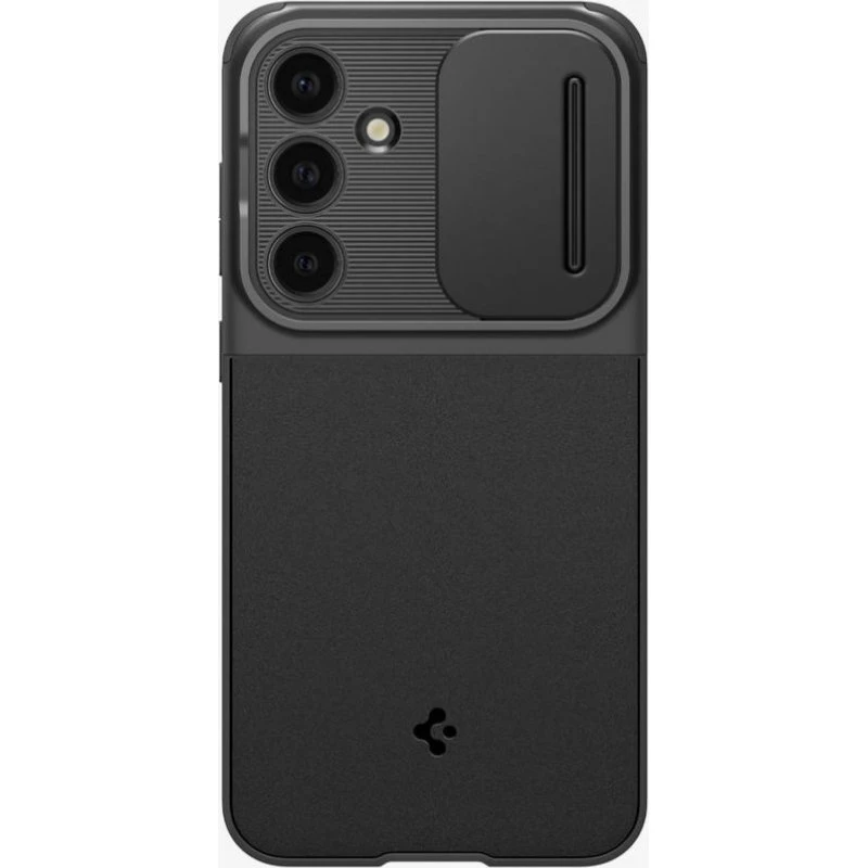 Spigen Optik Armor Camera Slider voor Samsung Galaxy S24 FE - Zwart