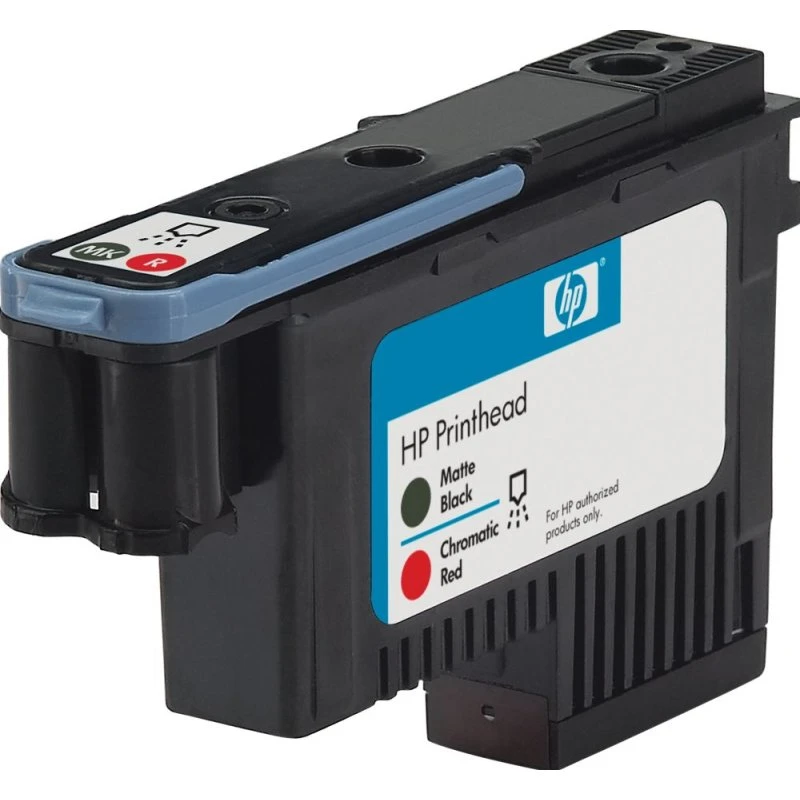 HP 73 Matzwart & Chroomrood DesignJet Printkop (CD949A)