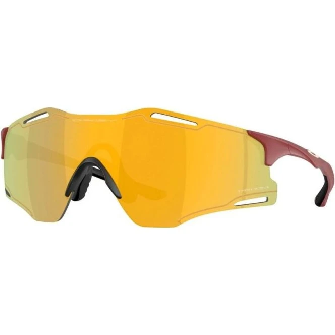 Oakley Cybr Zero Gafas Matte Iron Red - Prizm 24K