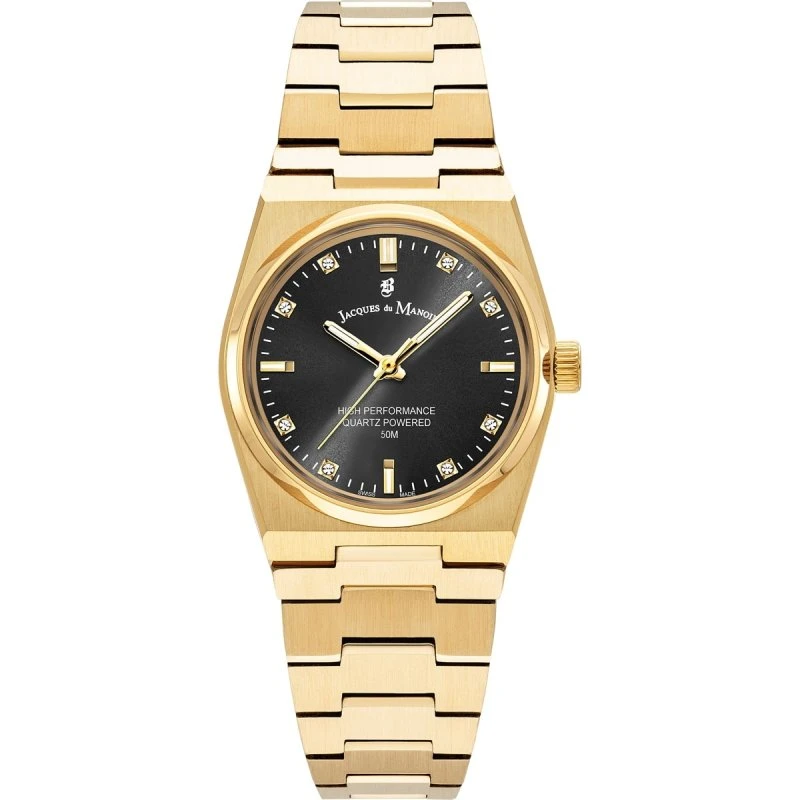 Jacques Du Manoir JWL03604 Horizon Dameshorloge 31 mm Goud