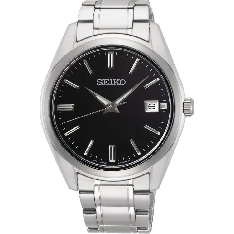 Seiko New Link SUR311P1 Herenhorloge, Zwart, 40,2 mm