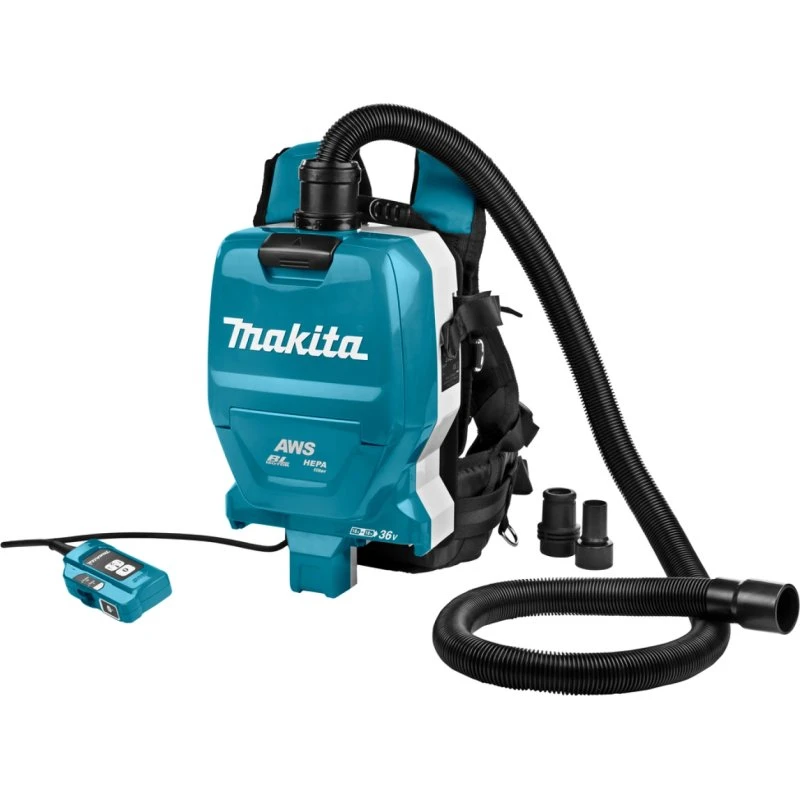 Makita DVC265ZXU 2x18 V Rugstofzuiger zonder accu
