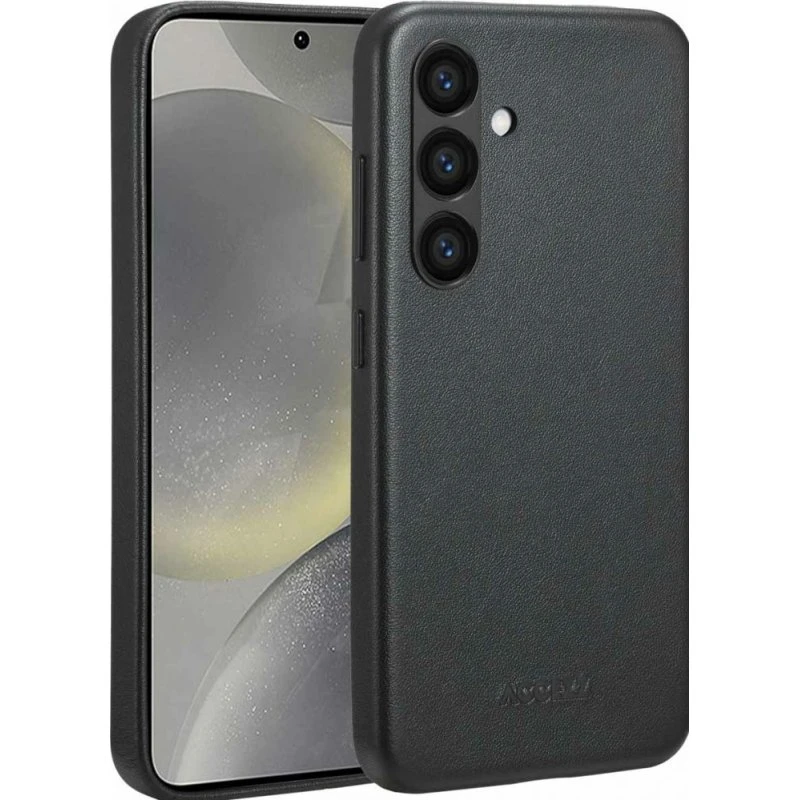Accezz MagSafe Leren Backcover Samsung Galaxy S24 - Onyx Black