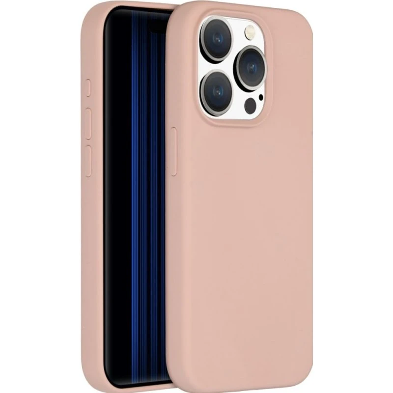 Accezz Liquid Silicone Backcover voor Apple iPhone 15 Pro - Roze