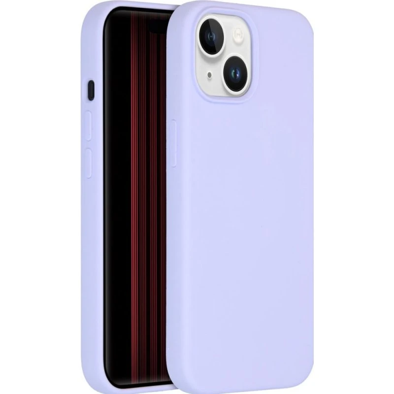 Accezz Liquid Silicone MagSafe Backcover iPhone 15 - Paars