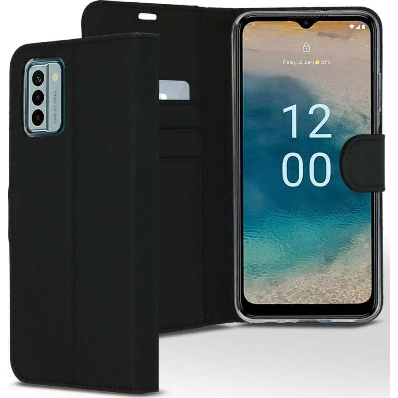 Accezz Wallet Softcase Bookcase voor Nokia G22 - Zwart