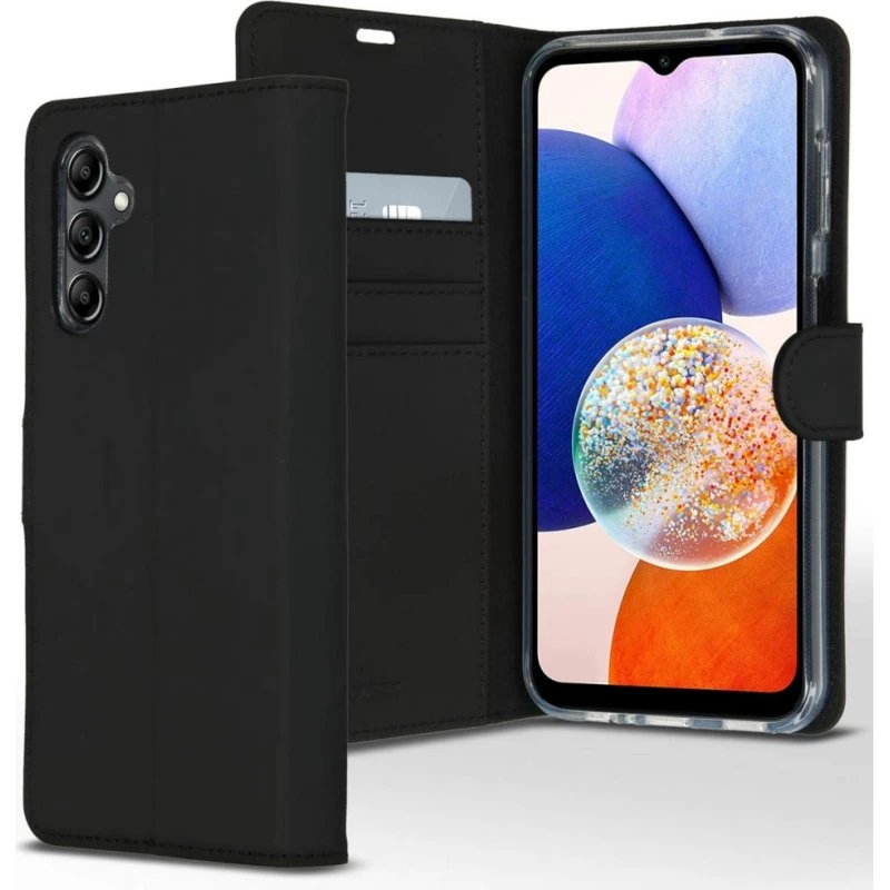 Accezz Wallet Softcase Bookcase Samsung Galaxy A14 (5G/4G) - Zwart