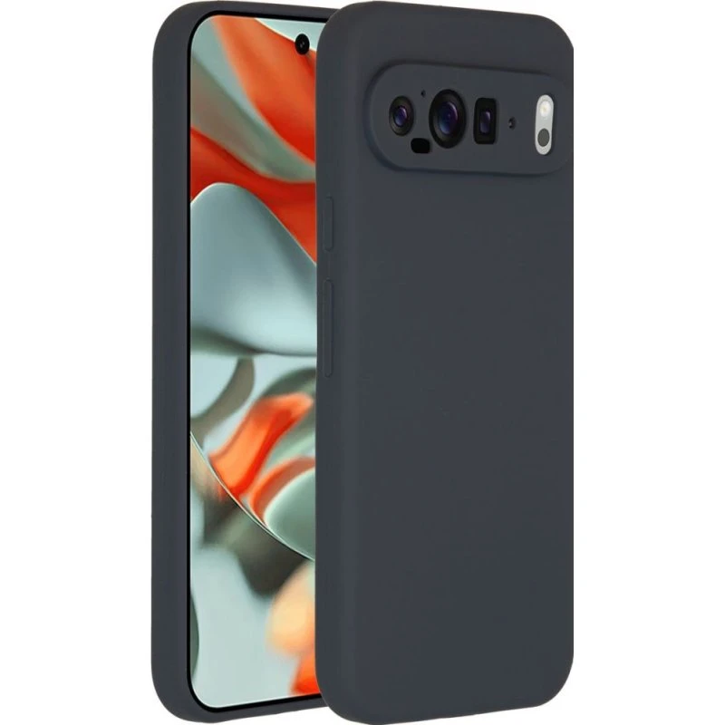 Accezz Liquid Silicone Backcover Google Pixel 9 Pro XL - Donkerblauw