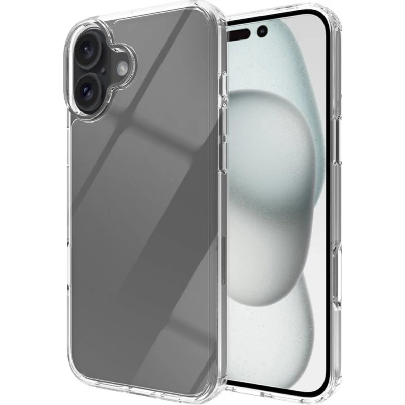 Accezz Xtreme Impact Backcover voor Apple iPhone 16 Plus - Transparant