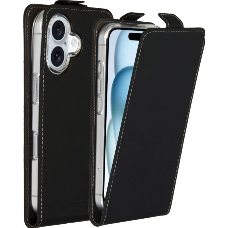 Accezz Flipcase voor Apple iPhone 16 - Zwart