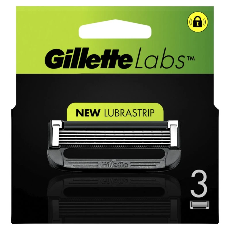 GilletteLabs Exfoliërende Scheermesjes 3 stuks