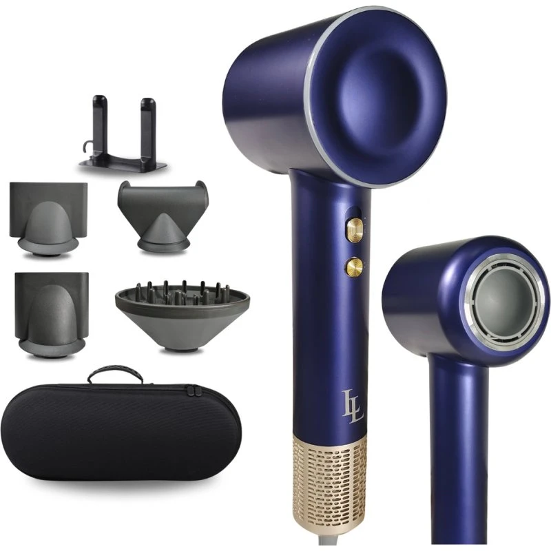 Largolash V6 Föhn met Diffuser - Blauw