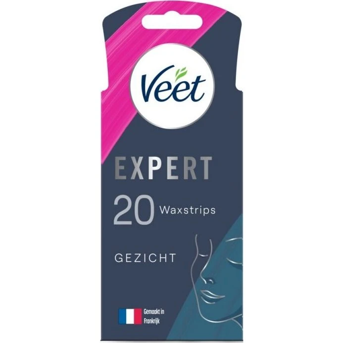 Veet Waxstrips Expert Gezicht - Gevoelige Huid (20 stks)