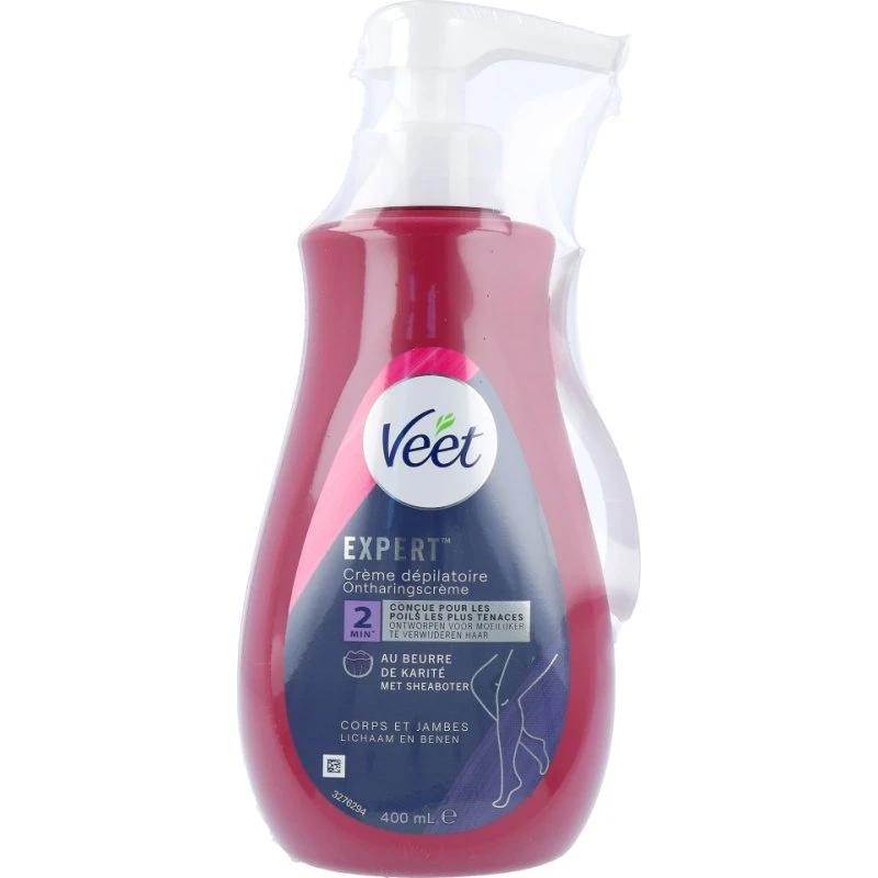 Veet Expert Ontharingscreme Pomp Lichaam & Benen 400ml