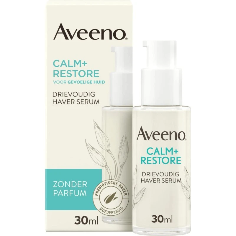 Aveeno Calm + Restore Drievoudig Haver Serum 30ml