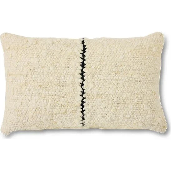 HKliving Handgemaakt Natural Kussen Gestreept 30x50 cm