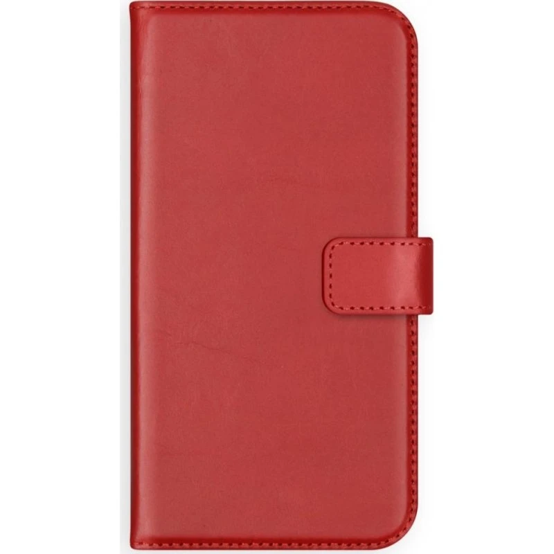 Selencia Echt Leren Bookcase Samsung Galaxy A50 / A30s - Rood