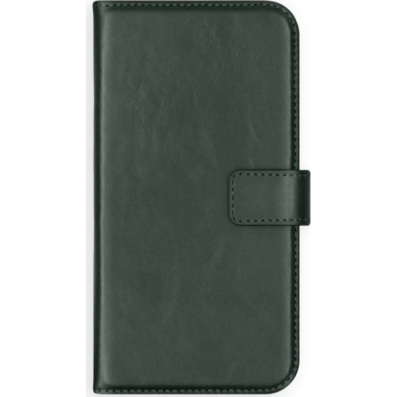 Selencia Echt Leren Bookcase voor Apple iPhone 11 Pro Max - Groen