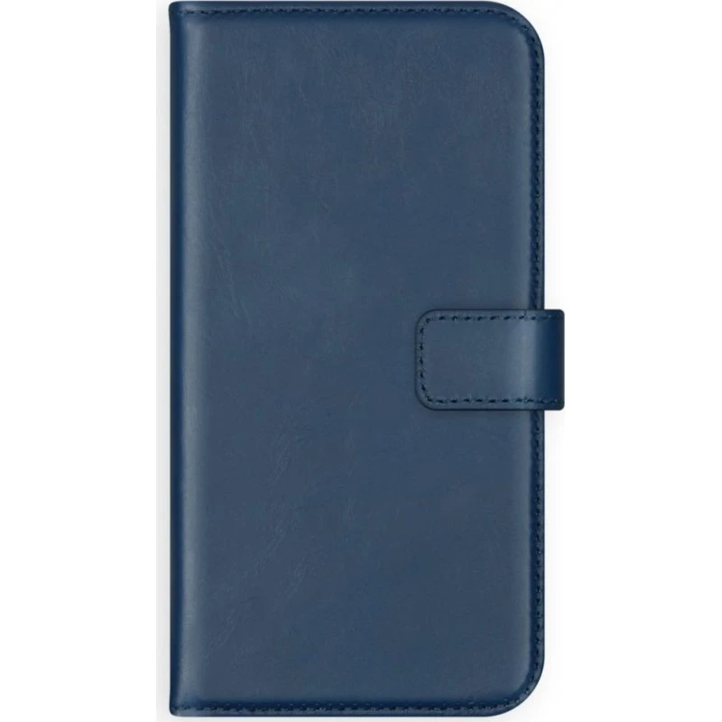 Selencia Echt Leren Bookcase Samsung Galaxy A50 / A30s - Blauw